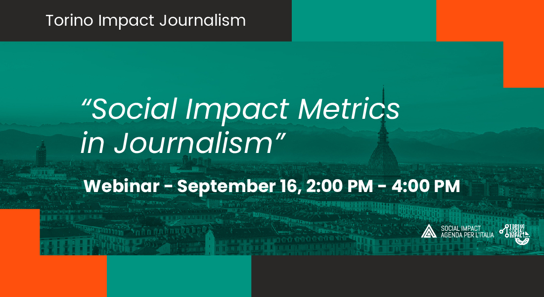 Webinar “Metriche di social impact nel giornalismo”